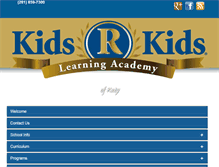 Tablet Screenshot of kidsrkidsofkaty.com